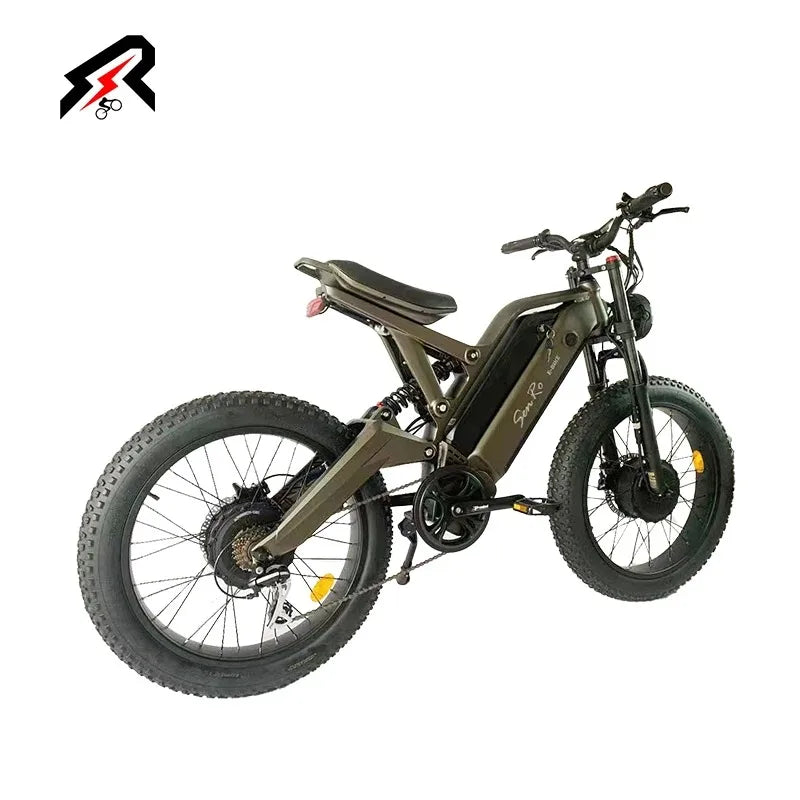 DUAL ELECTRIC DUAL DRIVE 1000W*2 Foldable Ebike Moutain Fat Tire