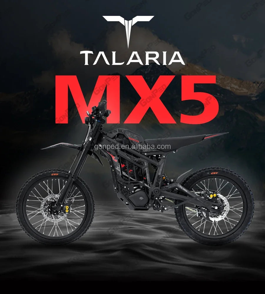 2025 New Talaria Sting R MX5 PRO off road electric motorcycle 74v 13.4kw electric dirt bike for adults